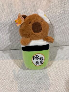 New Capybara in Tonkotsu Ramen Bowl Plush